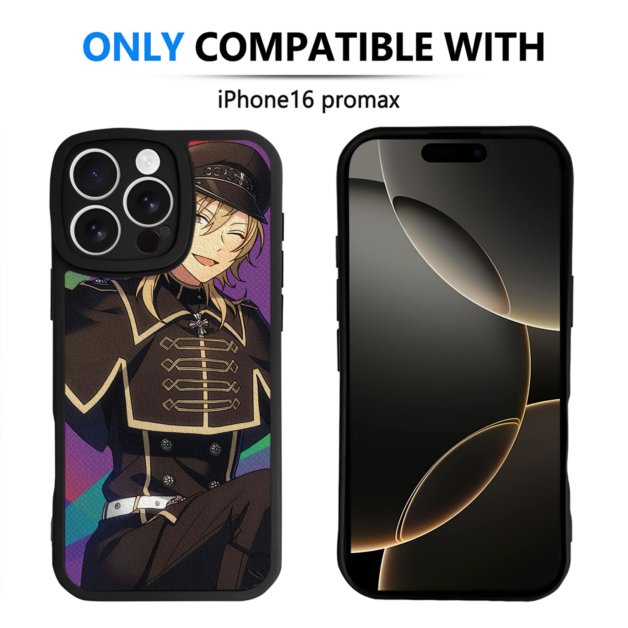 （画像用） あんさんぶるスターズ! Ensemble Stars 【iPhone 16シリーズ対応】シリコンスマホケース（レザー調） 材質：シリコン